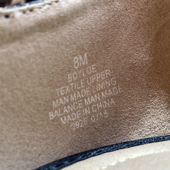 Bandolino Womens Boyloe Metallic Animal Print Dress Loafers Wedge Heel Size 8 - Picture 7 of 9